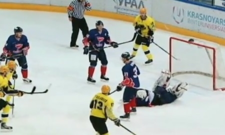 Видео матча ВХЛ «Сокол» — «Сарыарка» 2:3 Б