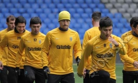  Фоторепортаж с предыгровой тренировки «Кайрата» в Астане