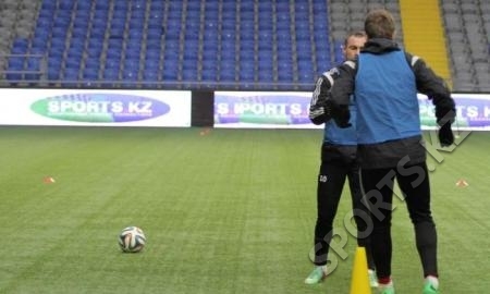 Фоторепортаж с предыгровой тренировки «Актобе»