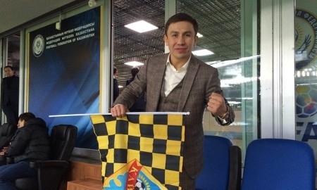 Геннадий Головкин посетил финал Кубка Казахстана