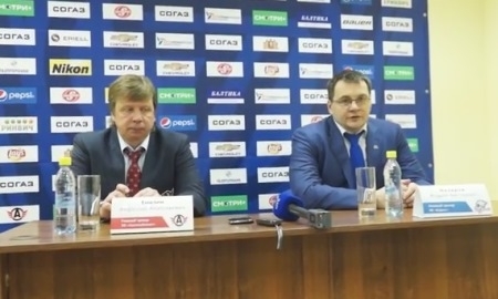 Видео послематчевой пресс-конференции игры КХЛ «Автомобилист» — «Барыс» 2:1 ОТ