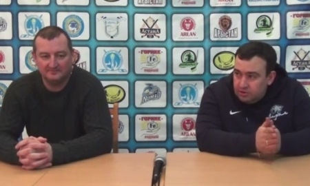 Видео послематчевой пресс-конференции игр чемпионата РК «Арыстан» — «Номад» 3:1, 4:1