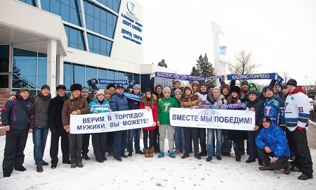 Болельщики «Казцинк-Торпедо» поддержат команду в Караганде