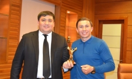 Геннадий Головкин поздравил казахстанских тяжелоатлетов с успешным выступлением на чемпионате мира