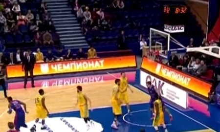 Мяч в кольцо «Астаны» попал в ТОП-5 игровых моментов 8-й недели ВТБ