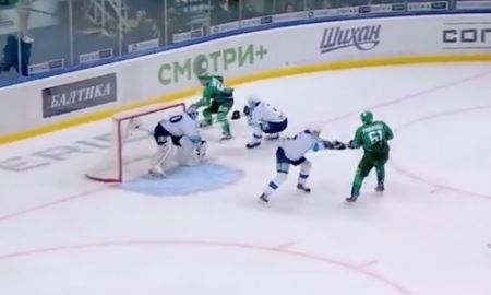 Гол в ворота «Барыса» вошел в десятку лучших шайб недели КХЛ