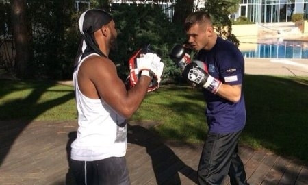 Фоторепортаж с подготовки Мартина Мюррея к бою против Геннадия Головкина