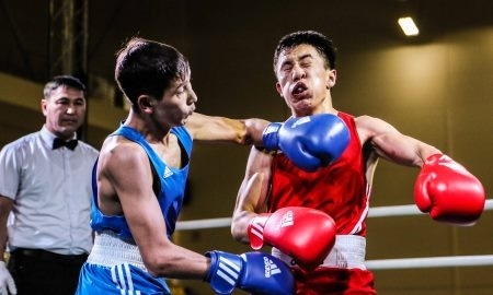 Фото с третьего дня чемпионата РК по боксу