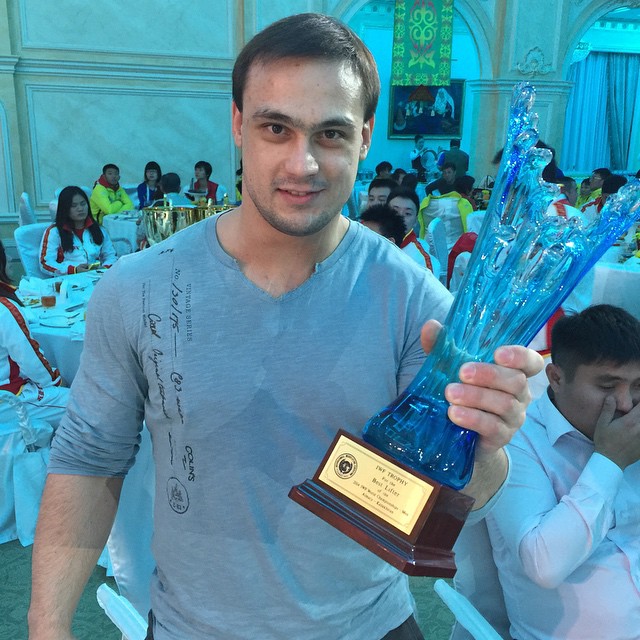 Илья Ильин был признан лучшим атлетом чемпионата мира в Алматы