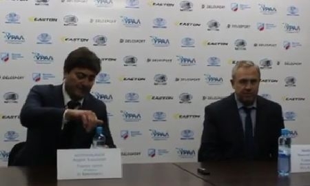Видео послематчевой пресс-конференции игры ВХЛ «Казцинк-Торпедо» — «Сокол» 3:2 ОТ