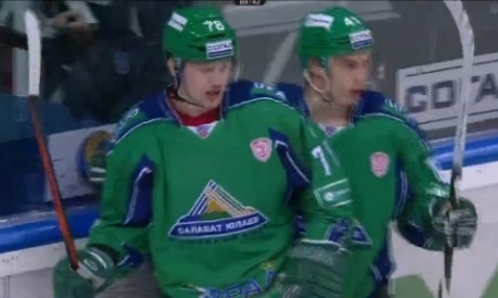 Видеообзор матча КХЛ «Салават Юлаев» — «Барыс» 3:2