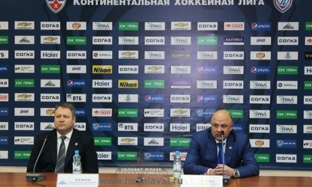 Видео послематчевой пресс-конференции игры КХЛ «Салават Юлаев» — «Барыс» 3:2