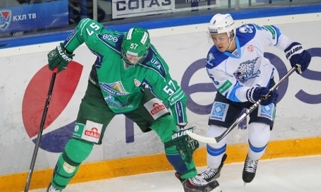 Фоторепортаж с матча КХЛ «Салават Юлаев» — «Барыс» 3:2 