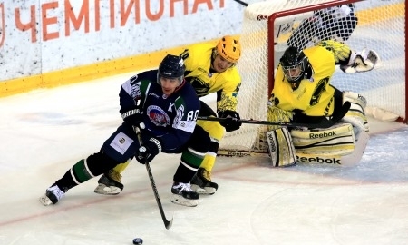 Фоторепортаж с матча ВХЛ «Кубань» — «Сарыарка» 1:3
