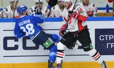 Фоторепортаж с матча КХЛ «Барыс» — «Авангард» 0:2