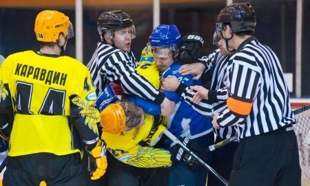 Фоторепортаж с матча ВХЛ ТХК — «Сарыарка» 2:1