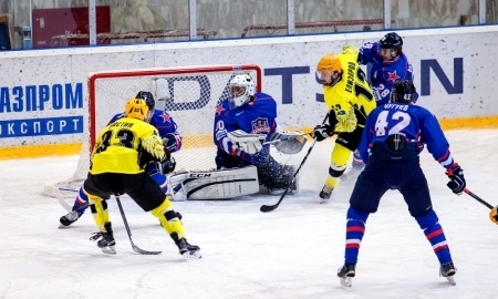 Фоторепортаж с матча ВХЛ «СКА-Карелия» — «Сарыарка» 1:4