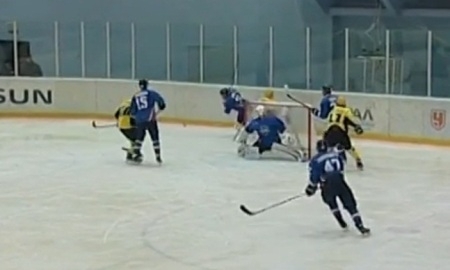 Видеосюжет о матче ВХЛ «СКА-Карелия» — «Сарыарка» 1:4