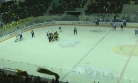 Видео матча ВХЛ «Сарыарка» — «Рязань» 2:0