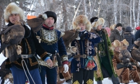 Профессиональные беркутчи Казахстана соревновались в Кокшетау