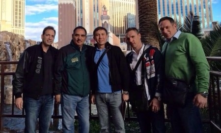 Геннадий Головкин побывал на вечере бокса в Лас-Вегасе