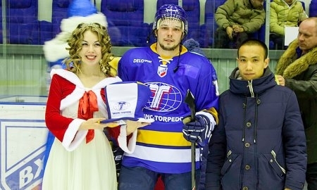 Александр Казначеев — лучший игрок «Казцинк-Торпедо» в декабре