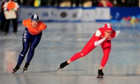 Конькобежцы из Польши первенствовали в первый день чемпионата мира среди студентов в Алматы