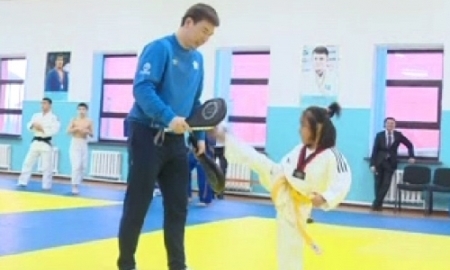 Именитые спортсмены провели мастер-класс в Астане