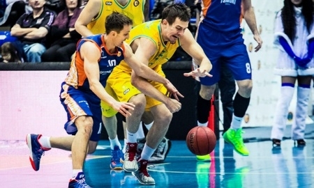 Фоторепортаж с матча ВТБ «Астана» — «Цмоки-Минск» 84:85