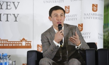 Видео со встречи Геннадия Головкина с поклонниками в Астане 