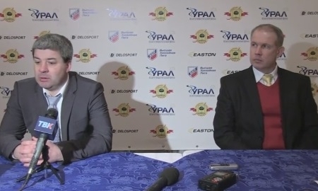 Видео послематчевой пресс-конференции игры ВХЛ «Липецк» — «Сарыарка» 3:1