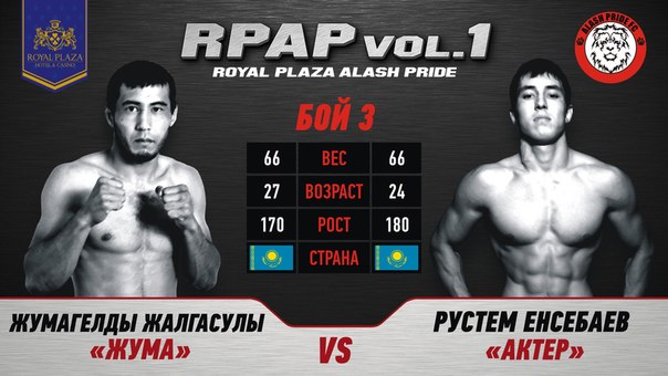 Справка о бойцах турнира по ММА «Royal Plaza vol.1»