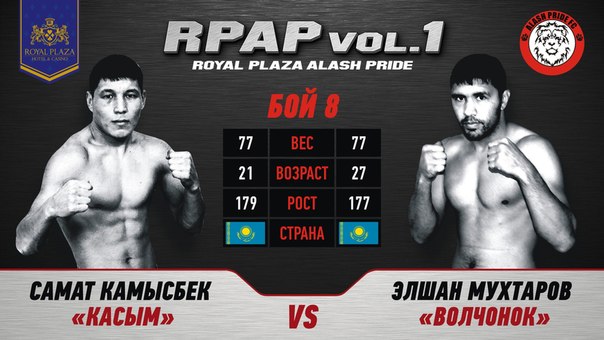 Справка о бойцах турнира по ММА «Royal Plaza vol.1»