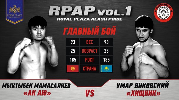 Справка о бойцах турнира по ММА «Royal Plaza vol.1»