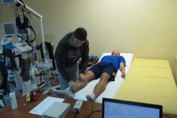 Сергей Ткачук проходит медобследование