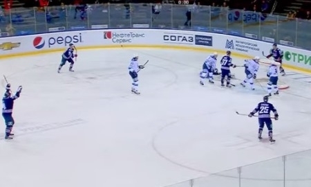 Гол в ворота «Барыса» вошел в десятку лучших шайб недели КХЛ