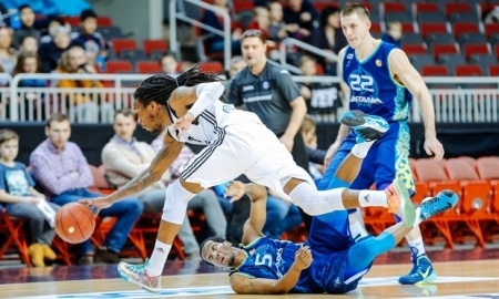 Фоторепортаж с матча ВТБ ВЭФ — «Астана» 61:75