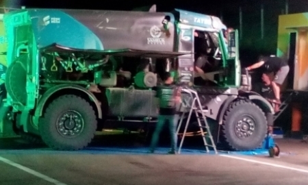 Грузовик Ардавичуса перевернулся на втором этапе ралли-марафона «Дакар-2015»