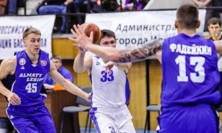 «Алматинский Легион» разгромно проиграл «Новосибирску»