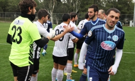 Фоторепортаж с товарищеского матча «Ордабасы» — «Буджакспор» 1:0