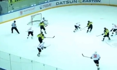 Видеообзор матча ВХЛ «Сарыарка» — «Молот-Прикамье» 4:2 