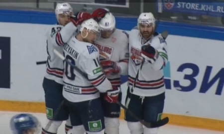 Видео шайб матча КХЛ «Барыс» — «Металлург» Магнитогорск 2:3