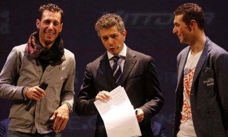 Винченцо Нибали побывал на презентации команды «NIPPO-Vini Fantini-De Rosa»