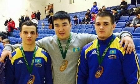 Молодые казахстанские борцы стали третьими на международном турнире в Минске