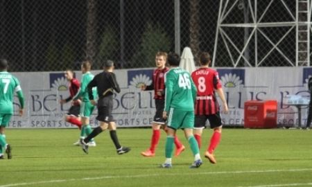 Фоторепортаж с товарищеского матча «Атырау» — «Амкар» 1:3