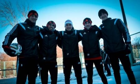 Фоторепортаж с тренировки «Актобе» на УТС