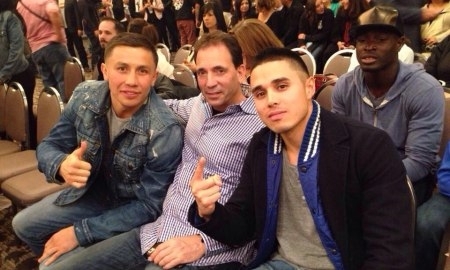 Геннадий Головкин посетил боксерский вечер в Монтебелло