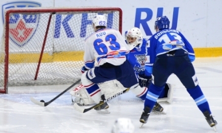 Фоторепортаж с матча МХЛ «Снежные Барсы» — «Ладья» 4:5 Б