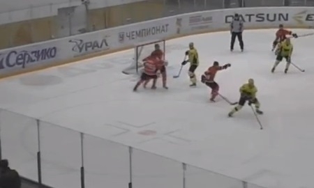Видео матча ВХЛ «Ермак» — «Сарыарка» 2:4 