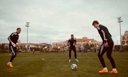 Фоторепортаж с тренировки «Актобе» на УТС